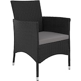thumbnail of tectake set da giardino in rattan, 8+1 - 404327