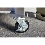 thumbnail of METRO Professional Gasgrill 6-Brenner, Edelstahl,  206 x 65 x 109 cm, fahrbar, mit Bremsen, silber