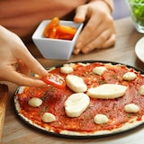 thumbnail of 6 Bandejas para Pizza, Moldes Antiadherentes y Perforadas, Acero al Carbono, ∅ 29cm 0% PFOA