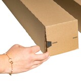 thumbnail of 10x Versandhülsen  715x105x105 mm PLAN BOX braun quadratisch mit Selbstklebeverschluss & Aufreißfaden