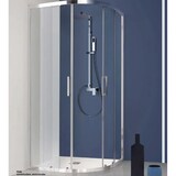 thumbnail of Box Doccia Semicircolare 6mm Scorrevole Anticalcare H200 FS40 - 80x120 - Raggio 38cm