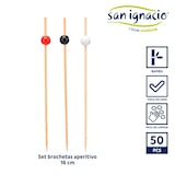 thumbnail of San Ignacio KINVARA - Conjunto de 50 espetos de aperitivo de bambu