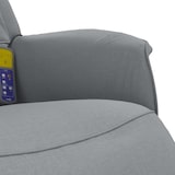 thumbnail of vidaXL Massagesessel mit Fußteil Hellgrau Stoff