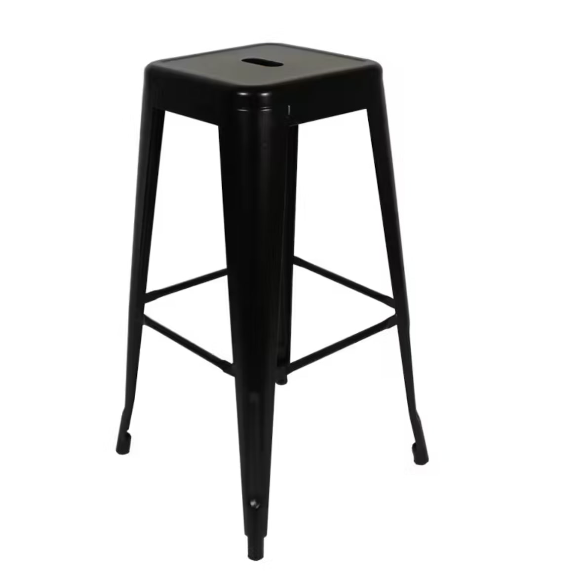Tabouret Tolix en Acier Galvanisé noir 750 x 400 x 400 mm | Gasfrit
