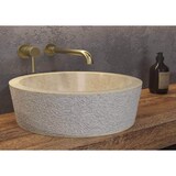 thumbnail of Lavabo Tondo Per Bagno In Marmo Naturale Color Crema