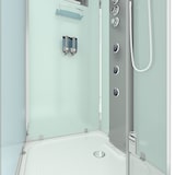 thumbnail of Dampfdusche Duschtempel Sauna Dusche Duschkabine D38-10R3-EC 90x90 cm mit 2K Scheiben Versiegelung