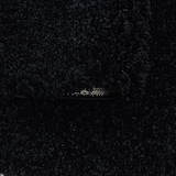 thumbnail of Teppich Schlafzimmer Hochflor Unifarben Samtweich Waschbar Strapazierfähig Wohnzimmer Rund Schwarz 200x200 cm – SPREE von Kadima Design