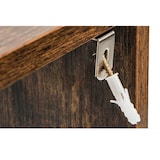 thumbnail of Estante COSTWAY de 120 cm com 9 compartimentos, prateleira vertical, divisória, geométrica, madeira