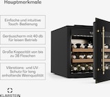thumbnail of Klarstein Vinsider Victoria 28 Weinkühlschrank | 28 Flaschen | Touch | UV-Schutz | LED | leise | 2 Regale Schwarz