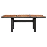 thumbnail of vidaXL Garten-Esstisch Schwarz 200x100x74 cm Poly Rattan