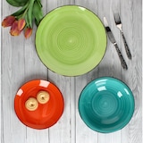 thumbnail of 18tlg. Tellerset Uni Bunt für 6 Personen in unterschiedlichen Farben