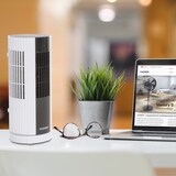 thumbnail of VASNER MilliFan Turmventilator schwarz weiß mit 3 Geschwindigkeitsstufen, Oszillation, Timer & Touch Display