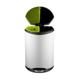 thumbnail of EKO Shell Bin afvalscheiding pedaalemmer - 22+22 l - wit