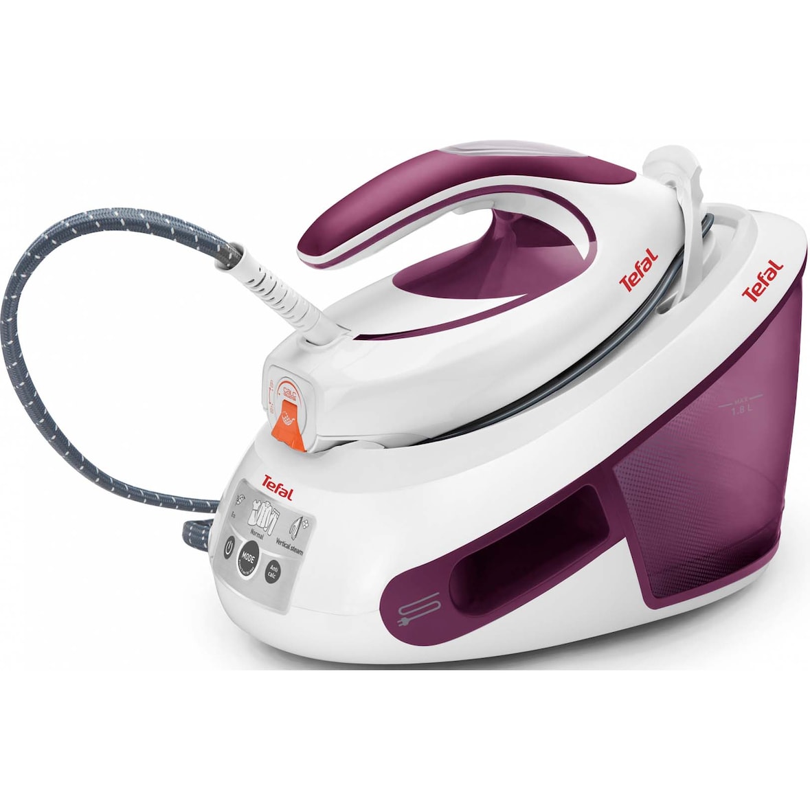 Tefal Dampfgenerator Express Anti-Calc SV 8054 ws/lila