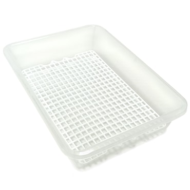 Pack 6 Bandejas para Descongelação de Alimentos com Grelha (4,2 L) - Sem BPA. Buffet, restaurantes, cozinhas...