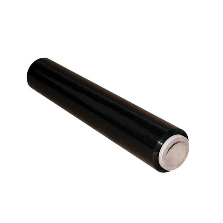 MONOUSO - Handmatige pallet wikkelfolie 5cm 2,7Kg zwart (1 stuk)