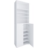 thumbnail of VCM Schuhschrank Lona Weiß H. 220 x B. 70 x T. 40cm