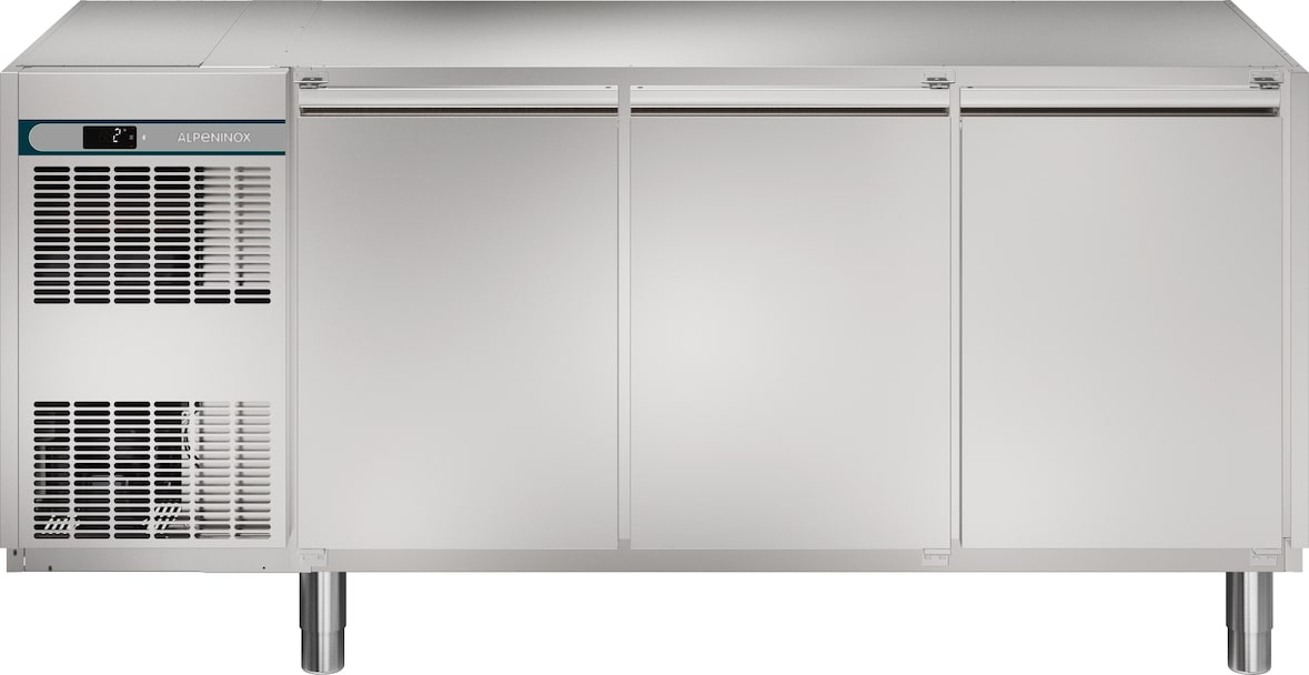 ALPENINOX Kühltisch (3 Abteile) CRIO HPM 3-7001, 440 Liter