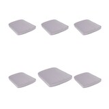 thumbnail of Pack 6 cojines para sillas de jardín, Forma curva, color piedra, Tamaño 45x47x5 cm, Repelente al agua, Desenfundable