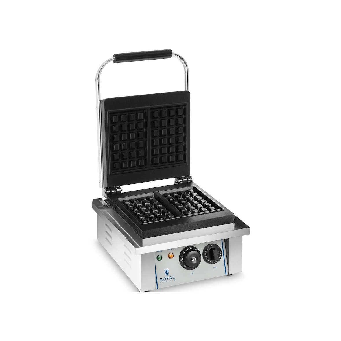 Royal Catering Waffeleisen - für belgische Waffeln - 2000 W - rechteckig -