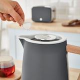 thumbnail of SWAN SK14610GRYNEU Chaleira Eléctrica Ultra-fast, Jarro Elétrico,  sem Fios, Design Moderno, 1,7 L, Cabo de Efeito Madeira,  Cinza, 2200W