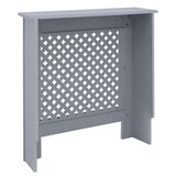 thumbnail of ECD Germany Heizkörperverkleidung Wabenmuster 78x19x82 cm Grau, MDF lackiert, Heizungsverkleidung Heizkörperabdeckung für Wohnzimmer & Schlafzimmer