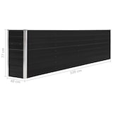 thumbnail of vidaXL Hochbeet 320 x 40 x 77 cm Verzinkter Stahl Anthrazit