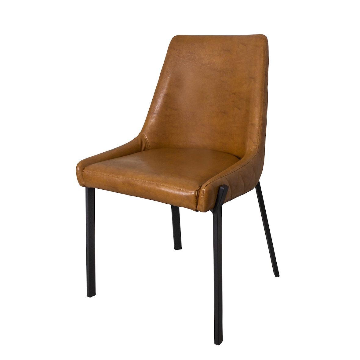 Chaise Loft cognac L56.5 X L56.5 x H86.5 Assise H49