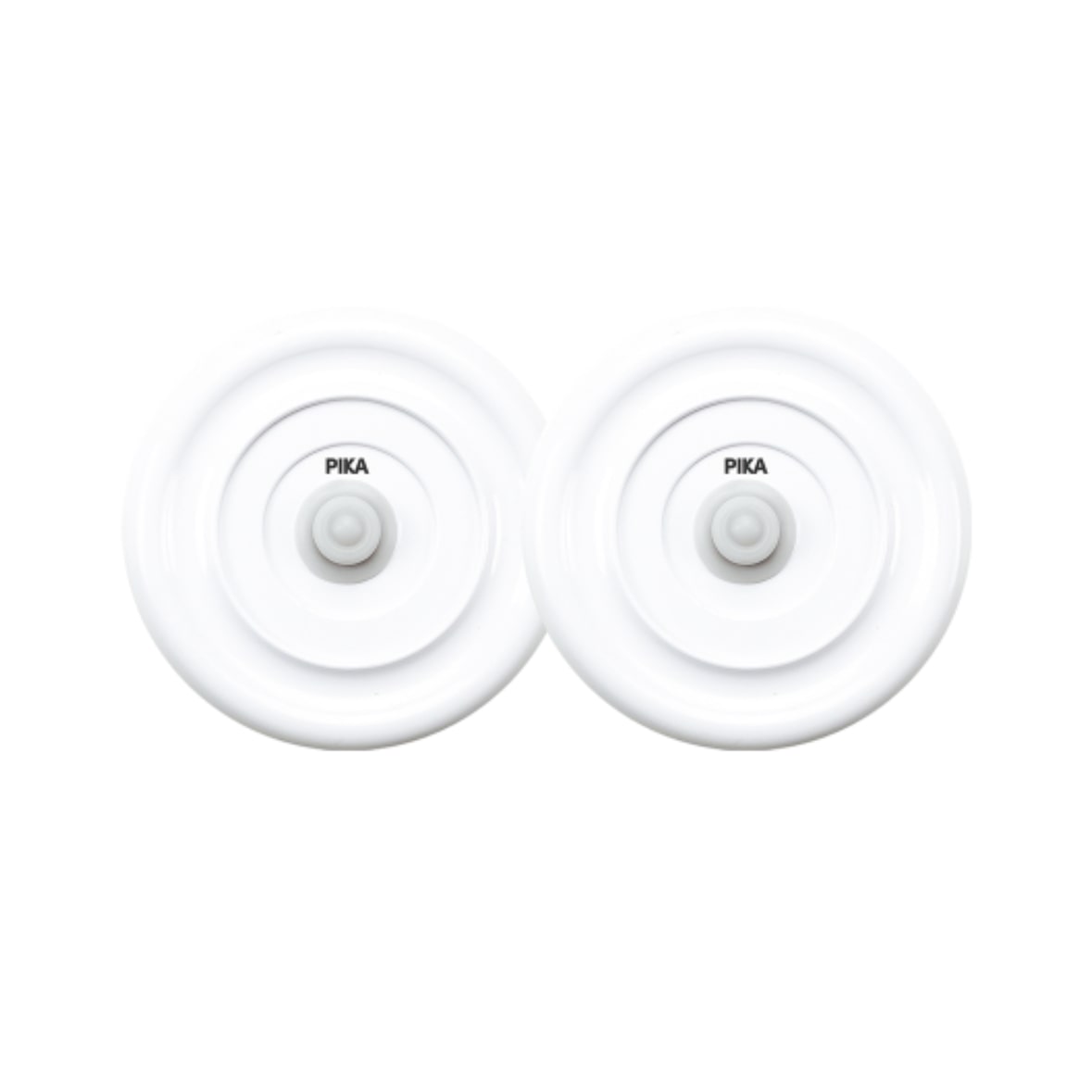 PIKA - Lot de 2 couvercles universels sous vide - Taille M : diamètre 8,2cm