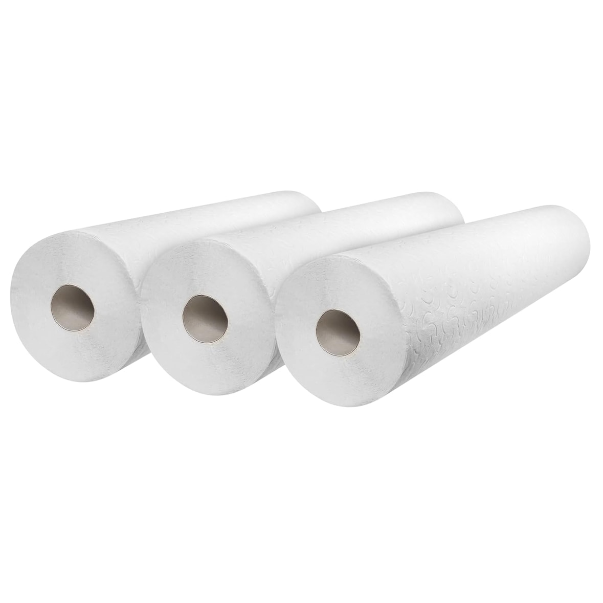 Papel Camilla Doble Capa 56 cm x 50 metros Precorte 80 cm - 3 Rollos - Rollos Papel Camilla Masaje Doble Capa