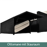 thumbnail of CASARIA® Polyrattan Sitzgruppe Lounge Set Gartenlounge Schwarz