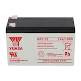 thumbnail of Yuasa Blei-Akku NP7-12 Pb 12V 7Ah VdS, Faston 4,8mm