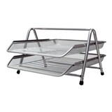 thumbnail of Bandeja de Rejilla Plus Office Plateada (2 Bandejas)