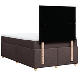 thumbnail of vidaXL Boxspringbett mit Matratze Dunkelbraun 120x190 cm Stoff