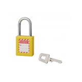 thumbnail of Cadenas De Consignation Anse Acier 6x38mm Jaune Fth Thirard 091262