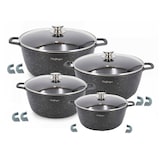 thumbnail of 8 tlg Kochtopf Set Topf Induktion 20-24-28-32cm schwarz