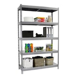 thumbnail of SimonRack Scaffale industriale, 2000x1200x600 mm, 400 kg al punto di flessione, 5 ripiani metallici, Grigio/Zincato- Ecoforte