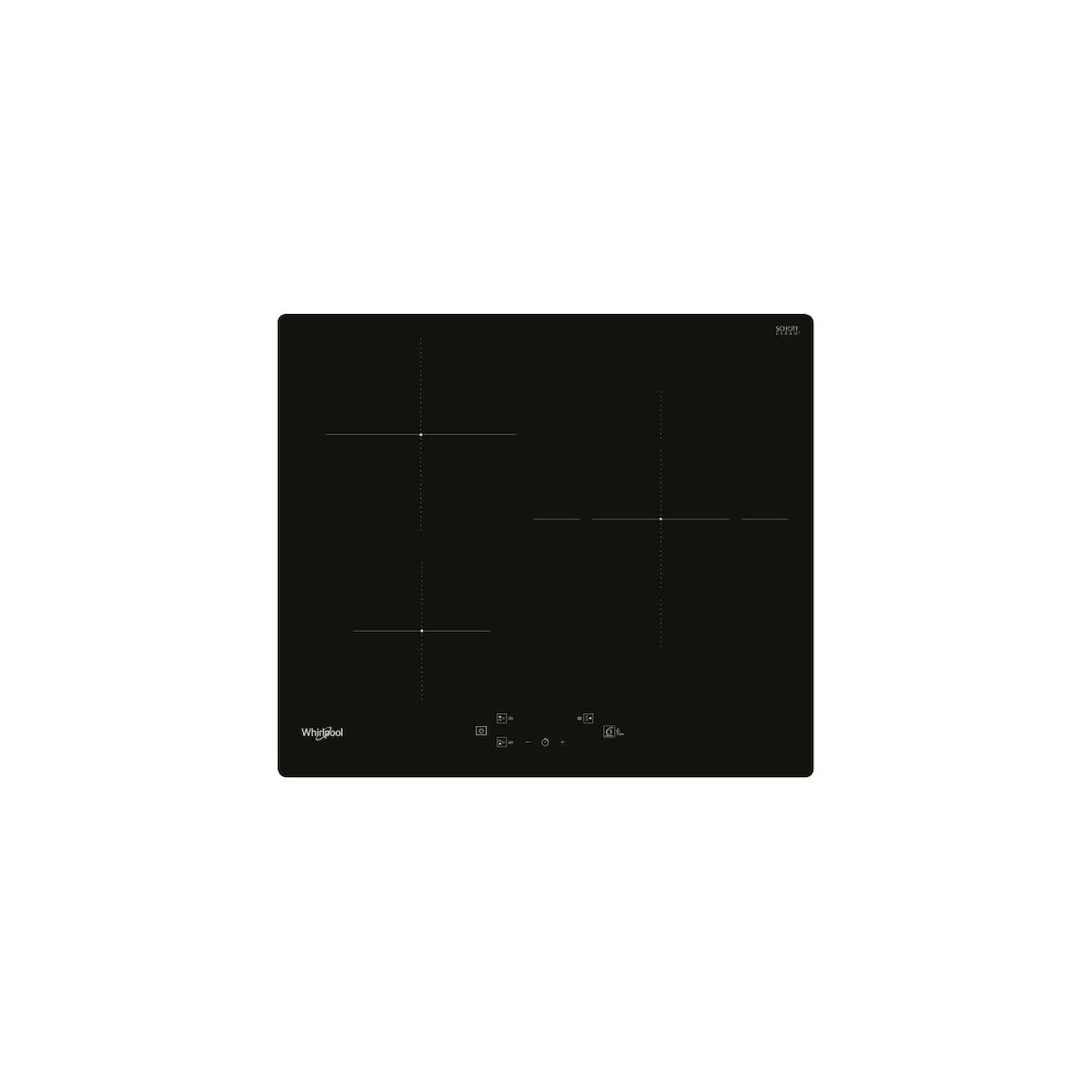 Plaque De Cuisson Induction 3 Foyers 7200w Double Zone 6eme Sens Usage Non Intensif Whirlpool
