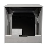 thumbnail of Lareira a bioetanol de piso BELLINI em madeira com efeito cimento Fabricado na Itália L96 x D35 x H96