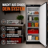 thumbnail of GastroHero Lagerkühlschrank ECO 400 Schwarz 336 Liter Umluftkühlung 0 bis +8 °C automatische Abtauung Gewerbe Kühlschrank