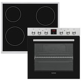thumbnail of Telefunken Einbauherd-Set | Mit Glaskeramik-Kochfeld | Backofen mit Umluft | Teleskopauszug | 78 Liter | B-HS-75-C-I