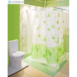 thumbnail of Winkelstange 150x150 cm Überlänge barrierefrei Silber glänzend 2x Deckenhalterungen Badewanne