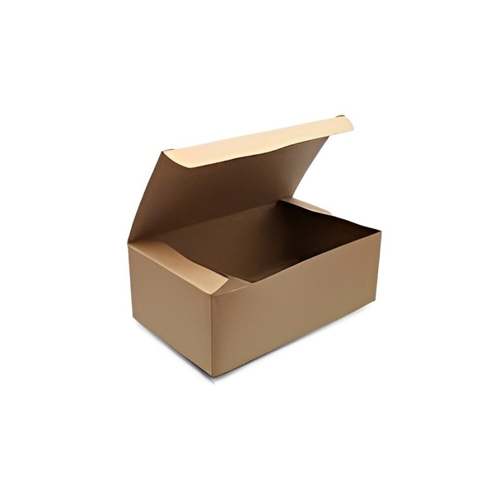 Boîte à repas take away en carton kraft brun 1200 ml par 250