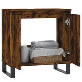 thumbnail of vidaXL Badschrank Räuchereiche 58x33x60 cm Holzwerkstoff