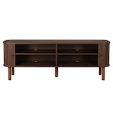 thumbnail of Meuble TV scandinave rectangulaire 2 portes L150 cm effet bois foncé