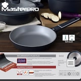 thumbnail of Masterpro Indigo - Grillpan van gegoten aluminium Ø28x5,5cm Geschikt voor inductie
