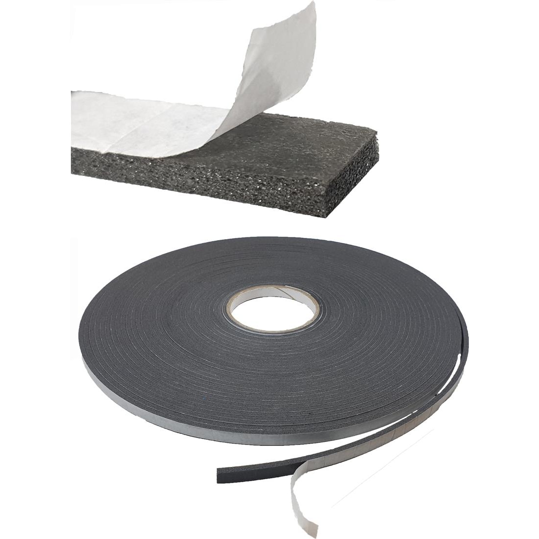 Zugluftdichtung selbstklebend 20 m x 10 mm Fensterdichtung Dichtungsband Dichtung