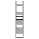 thumbnail of Libreria 4 Ripiani Grigio Cemento 80x30x140cm Legno Multistrato