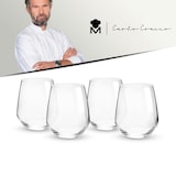 thumbnail of MasterPRO by Carlo Cracco set 12 bicchieri acqua in vetro sonoro Ipsum resistente e brillante, made in Italy, lavastoviglie, 12 pezzi