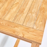 thumbnail of Table haute en teck recyclé massif